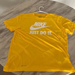 Nike yellow XL DRI-FIT shirt